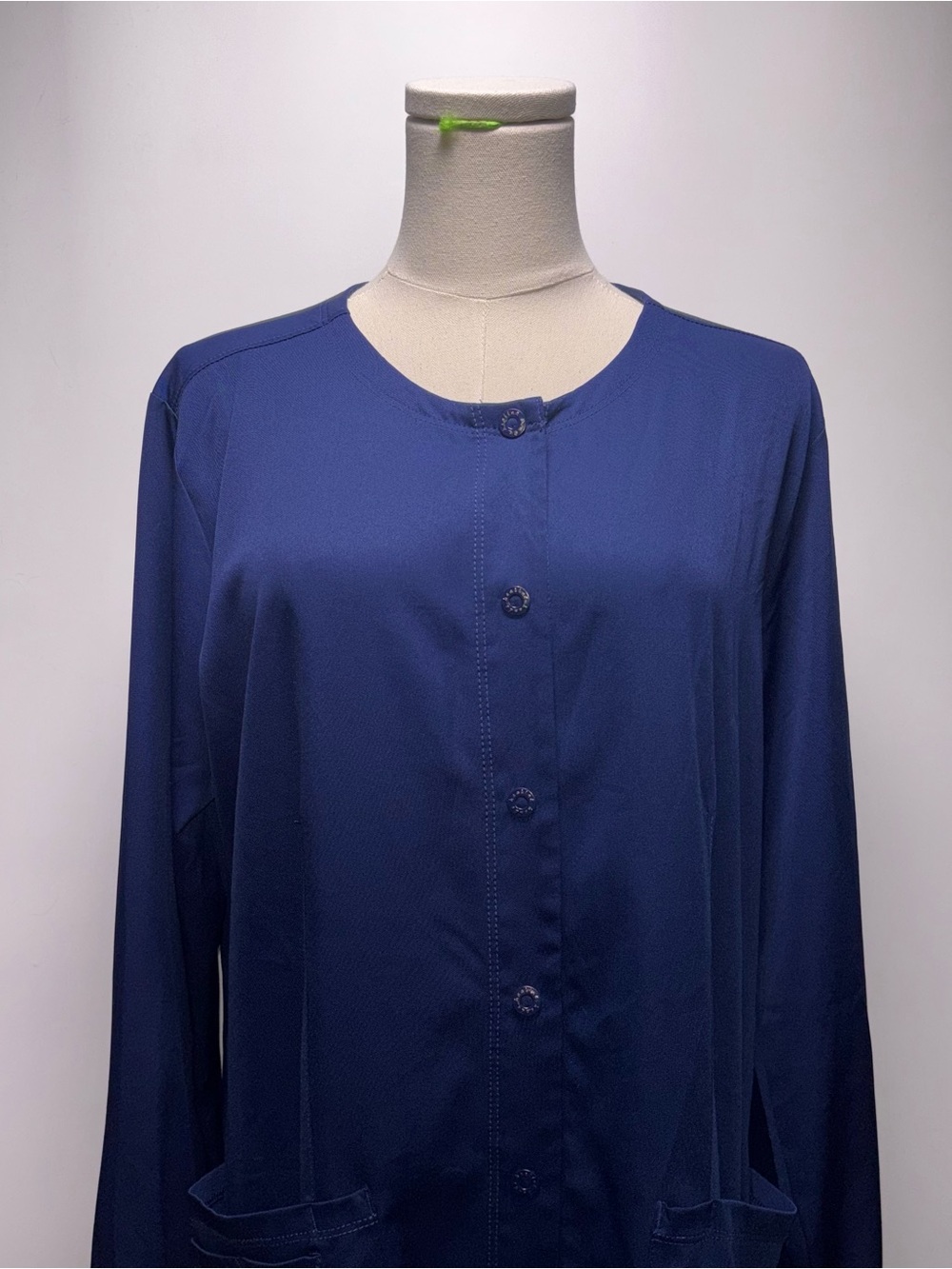 HH Works by Healing Hands Snap Front Scrub Jacket Size L - Picture 2 of 8